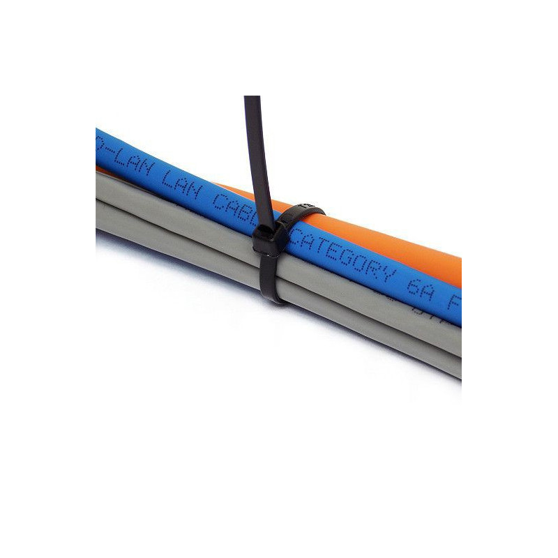 OPASKA ZACISKOWA 200x2.5 CZARNA D-LAN...