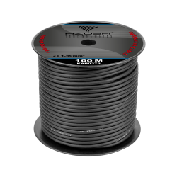 Kabel głośnikowy okrągły AZUSA 1.5mm + bawełna