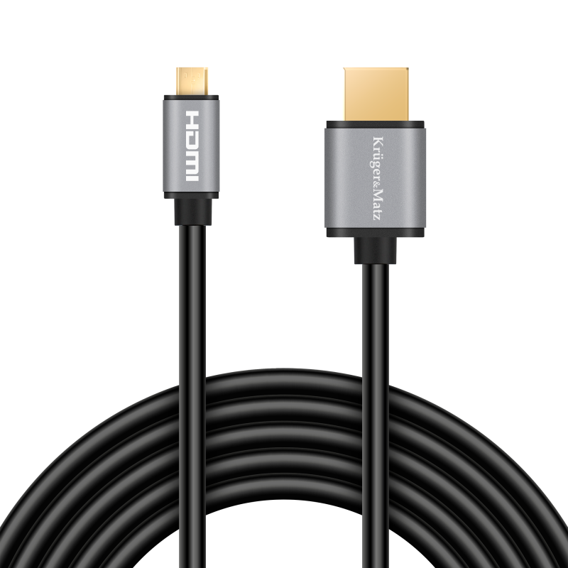 Kabel HDMI - micro HDMI 1.8m Kruger&Matz Basic