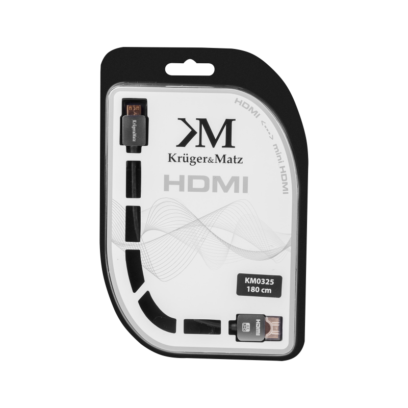Kabel HDMI - mini HDMI wtyk-wtyk (A-C) 1.8m Kruger&Matz