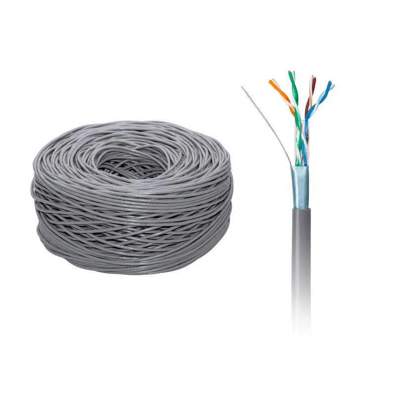 Kabel komputerowy miedziany FTP Cat5e CABLETECH