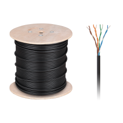Kabel komputerowy miedziany - skrętka UTPCat5e + żel