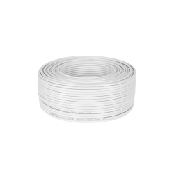 Kabel koncentryczny 3c 2v biały