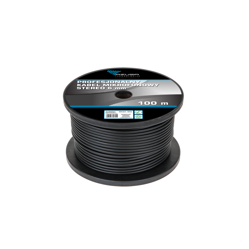 Kabel mikrofonowy stereo 6mm profesjonalny