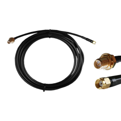 Kabel RP-SMA męski - RP-SMA żeński 5m