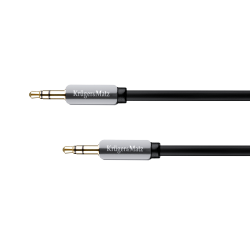 Kabel stereo jack 3.5 wtyk - wtyk 1.5m Kruger&Matz kabel sprężynka