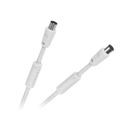 Kabel TV-Video biały kątowo/kątowy 2,0m