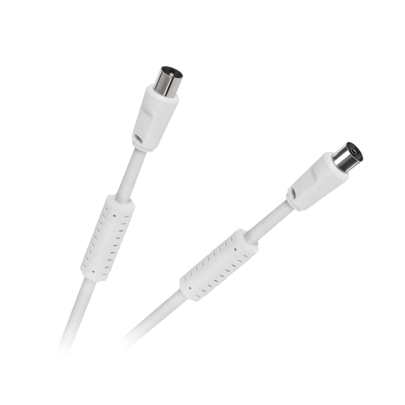 Kabel TV-Video biały z filtrami 15m