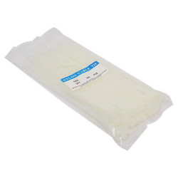 OPASKA ZACISKOWA 200x7,2 100szt BIAŁA D-LAN