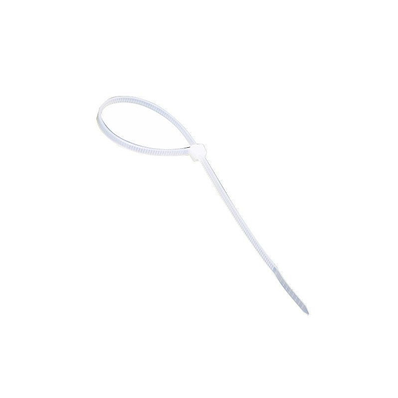 OPASKA ZACISKOWA 200x7,2 100szt BIAŁA D-LAN