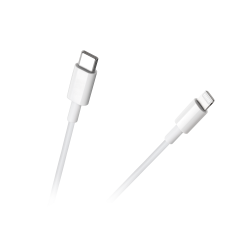 Kabel USB typu C - Lightning REBEL 100 cm biały