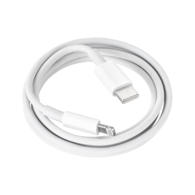 Kabel USB typu C - Lightning REBEL 100 cm biały
