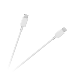 Kabel USB typu C - USB typu C 100 cm biały
