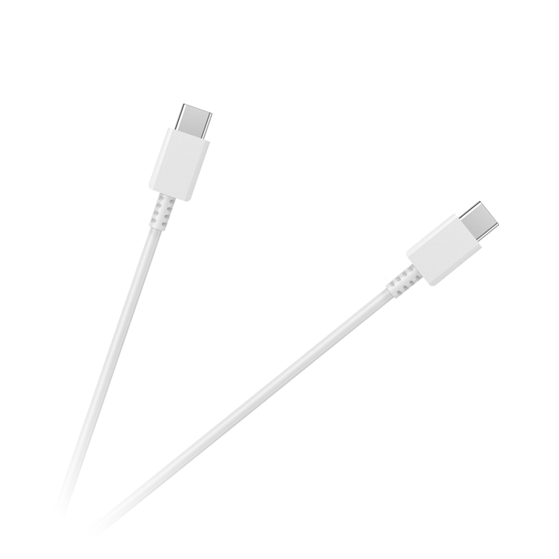 Kabel USB typu C - USB typu C 100 cm biały