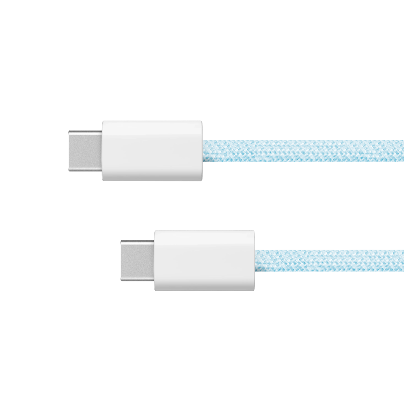 Kabel USB typu C - USB typu C 100 W 1 m niebieski Kruger&Matz Basic