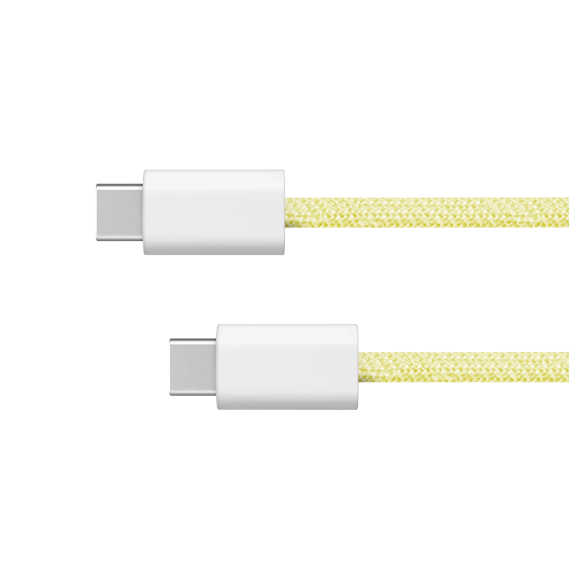 Kabel USB typu C - USB typu C 60 W 1,5 m żółty Kruger&Matz Basic