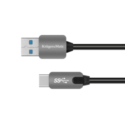 Kabel USB wtyk 3.0 - wtyk typu C 5 Gbps 0,5m Kruger&Matz