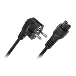 Kabel zasilający do laptopa (koniczynka) (3x0,75) 1,8m
