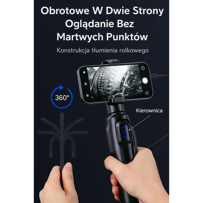 Kamera inspekcyjna endoskopowa z ruchomą głowicą E6257