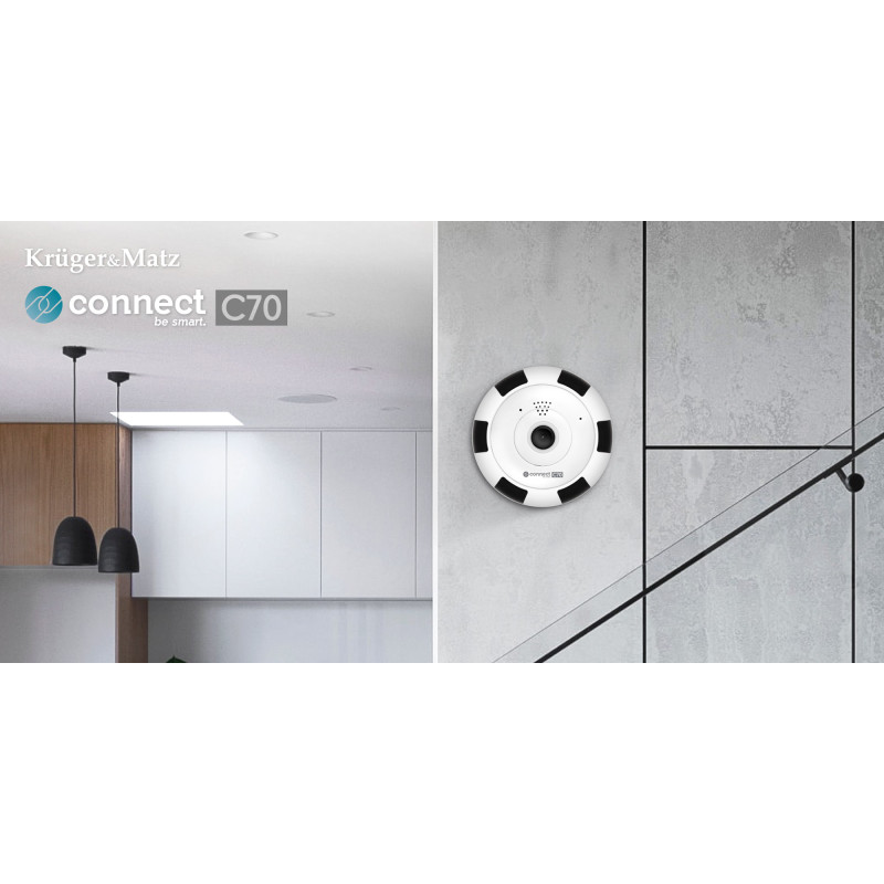 Kamera Wi-Fi wewnętrzna Kruger&Matz Connect C70 Tuya FishEye