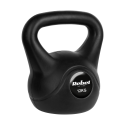 Kettlebell bitumiczny 12 kg REBEL ACTIVE