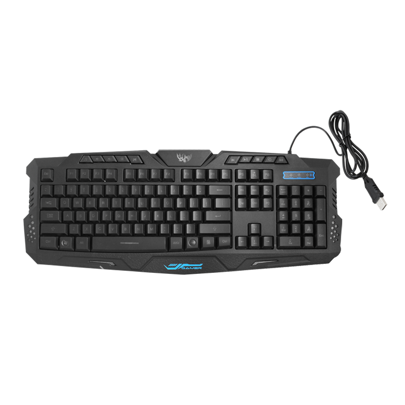 Klawiatura przewodowa gamingowa LED LXKM200