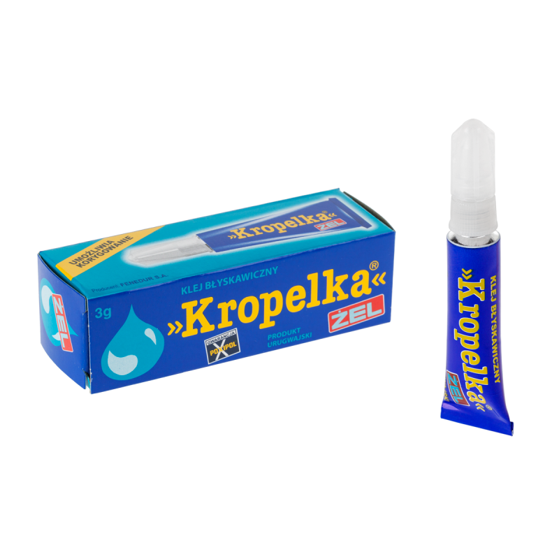 Klej uniwersalny Kropelka Żel 3g