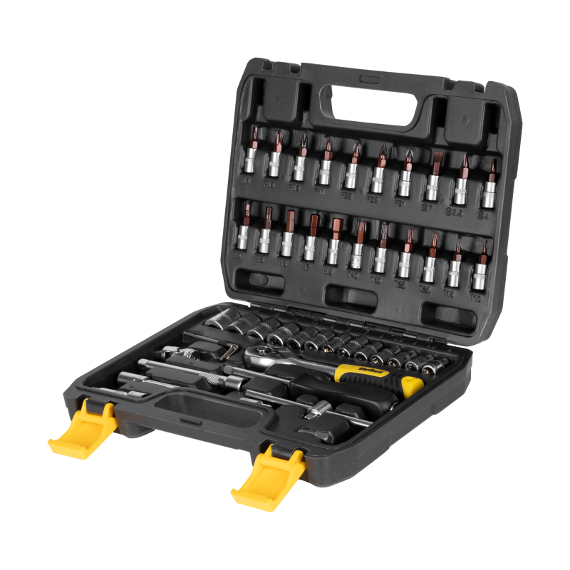 Klucz grzechotka zestaw 46 elementów