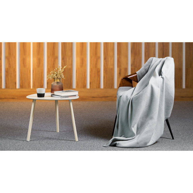 Koc polarowy 130x150 cm TEESA - szary