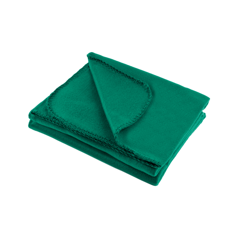 Koc polarowy 130x150 cm TEESA - zielony