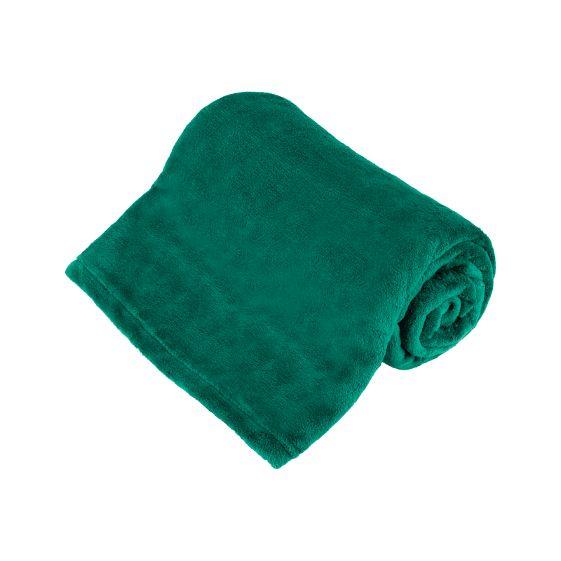 Koc polarowy 150x200 cm TEESA - zielony