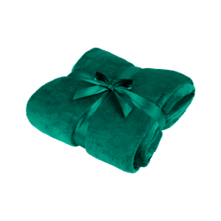 Koc polarowy 200x220 cm TEESA - zielony