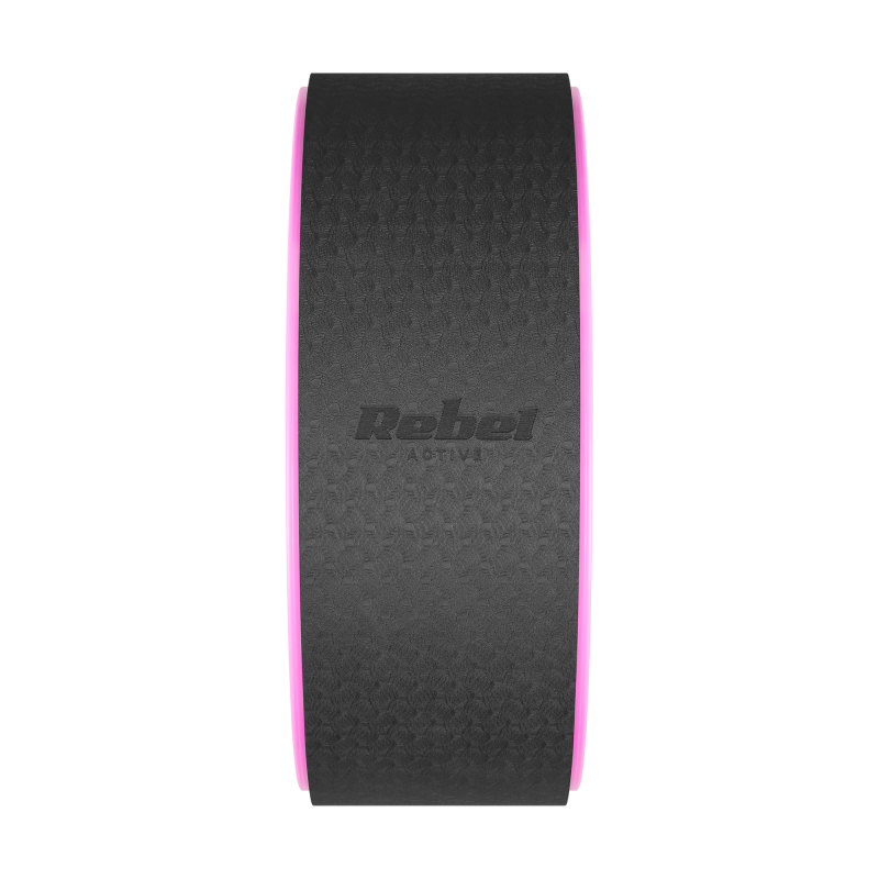 Koło do jogi Dharma, czarno-fioletowe, REBEL ACTIVE