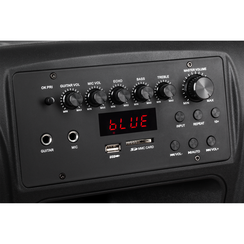 Kolumna aktywna ( z 2 mikrofonami bezprzewodowymi, SD, Bluetooth, USB) 15" 120W