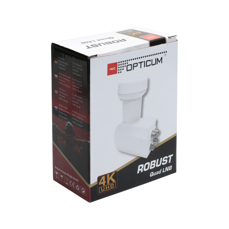 Konwerter OPTICUM QUAD RED ROBUST 0,1 db