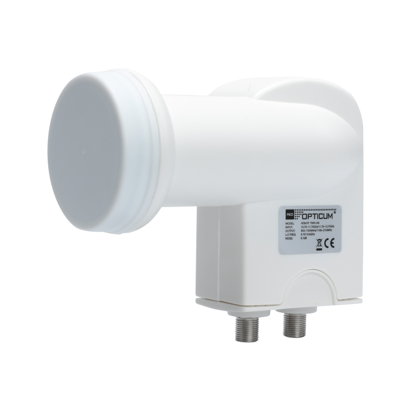 Konwerter OPTICUM TWIN RED ROBUST 0,1 db
