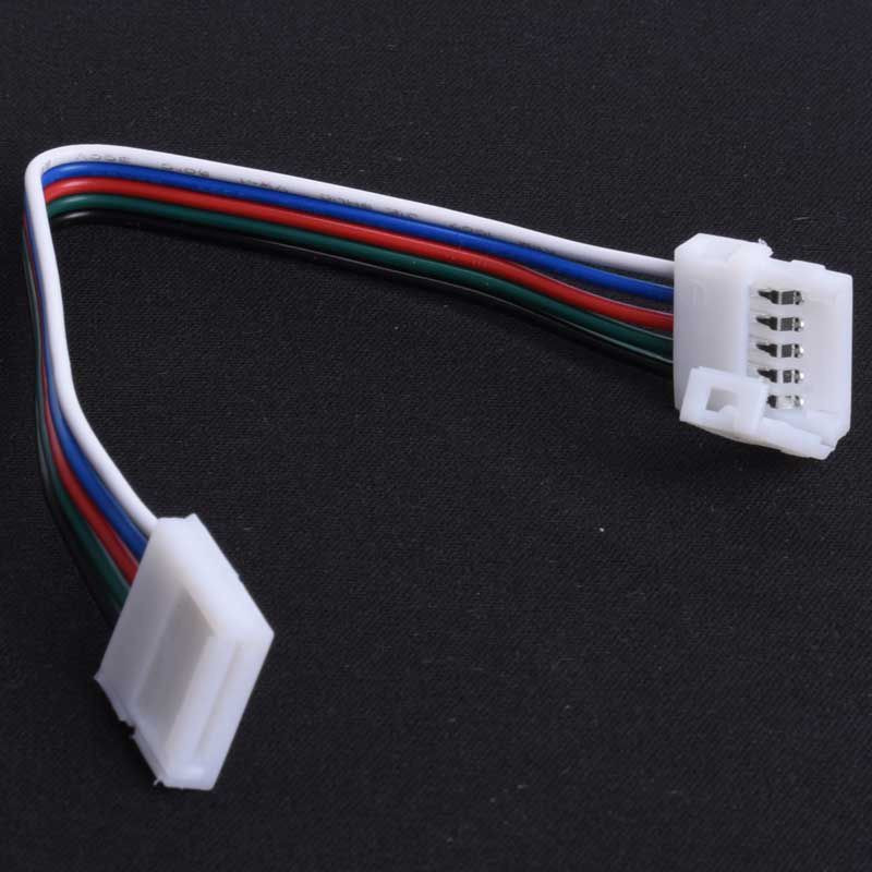 ZŁĄCZE LED 5 PIN RGBW 12mm Z PRZEWODEM