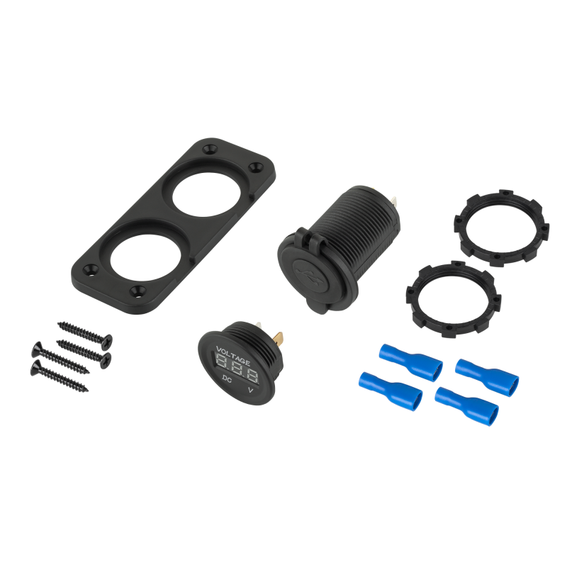 Ładowarka samochodowa 2xUSB 3100 mA z miernikiem napięcia