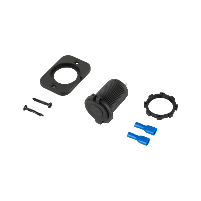 Ładowarka samochodowa 2xUSB do montażu 3100 mA Homologacja E24