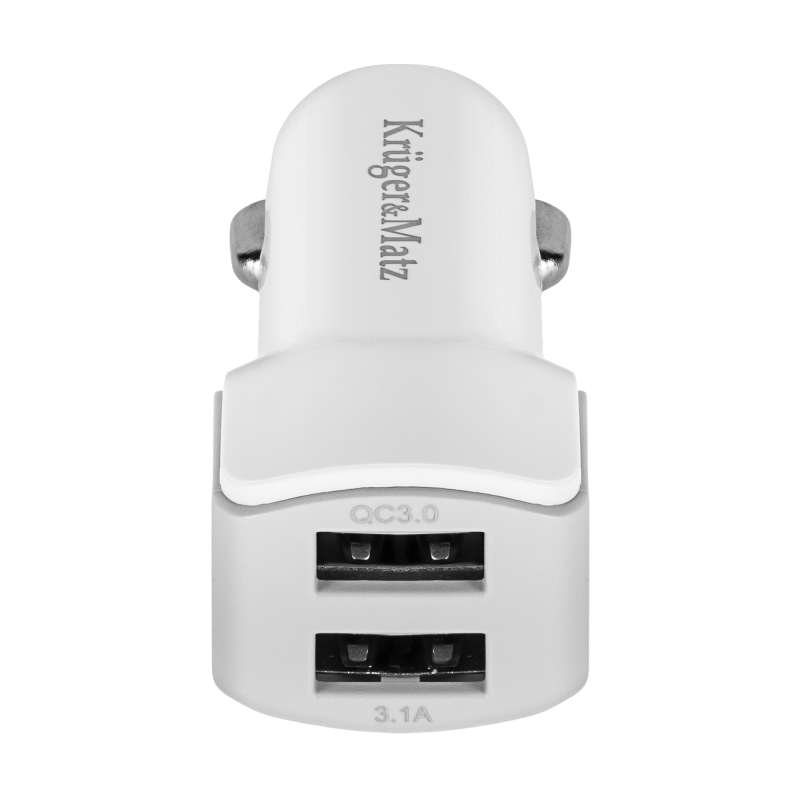 Ładowarka samochodowa Kruger&Matz 2xUSB 3000 mA z funkcją Quick Charge 3.0