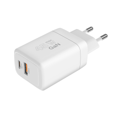 Ładowarka sieciowa Kruger&Matz 45 W GaN z funkcją Power Delivery i Quick Charge