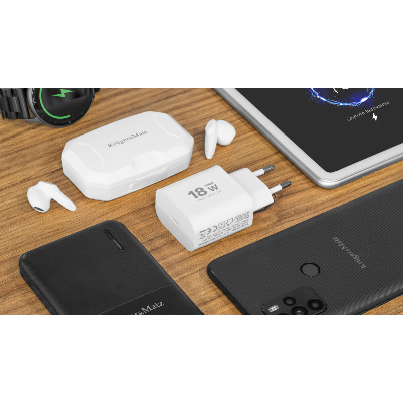 Ładowarka sieciowa Kruger&Matz z funkcją Power Delivery