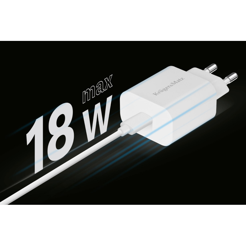 Ładowarka sieciowa Kruger&Matz z funkcją Power Delivery