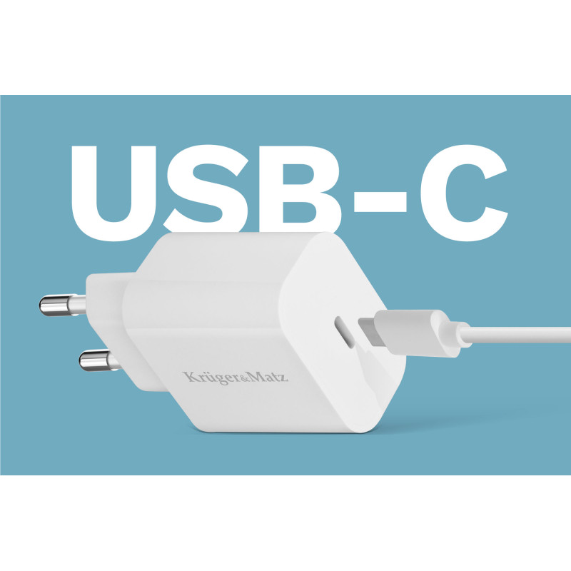 Ładowarka sieciowa Kruger&Matz z funkcją Power Delivery