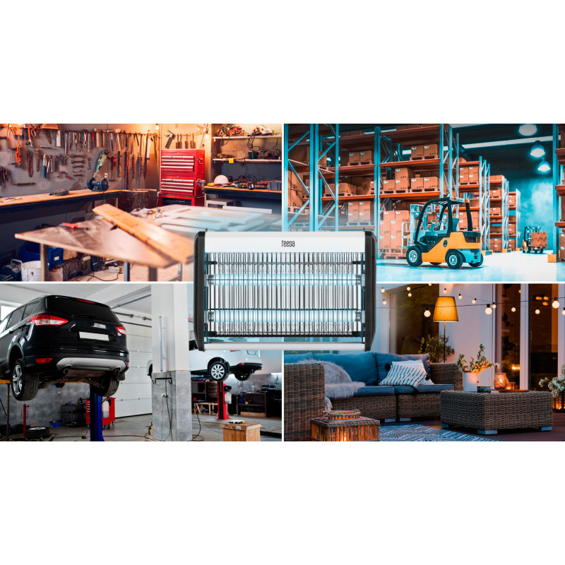 Lampa owadobójcza TEESA rażąca 20W(2x10W)