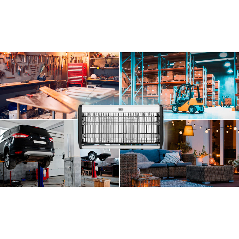 Lampa owadobójcza TEESA rażąca 30W(2x15W)