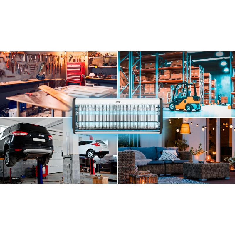 Lampa owadobójcza TEESA rażąca 36W(2x18W)