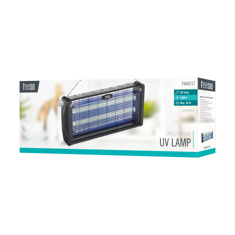 Lampa owadobójcza TEESA rażąca 36W(2x18W)