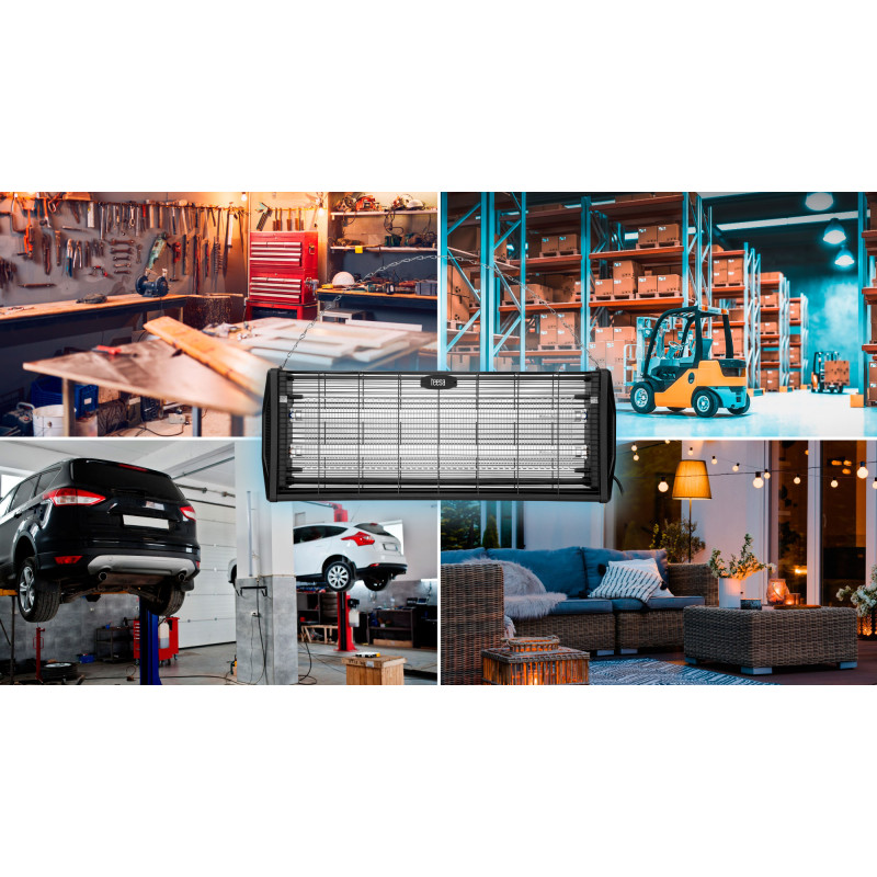 Lampa owadobójcza TEESA rażąca 36W(2x18W)