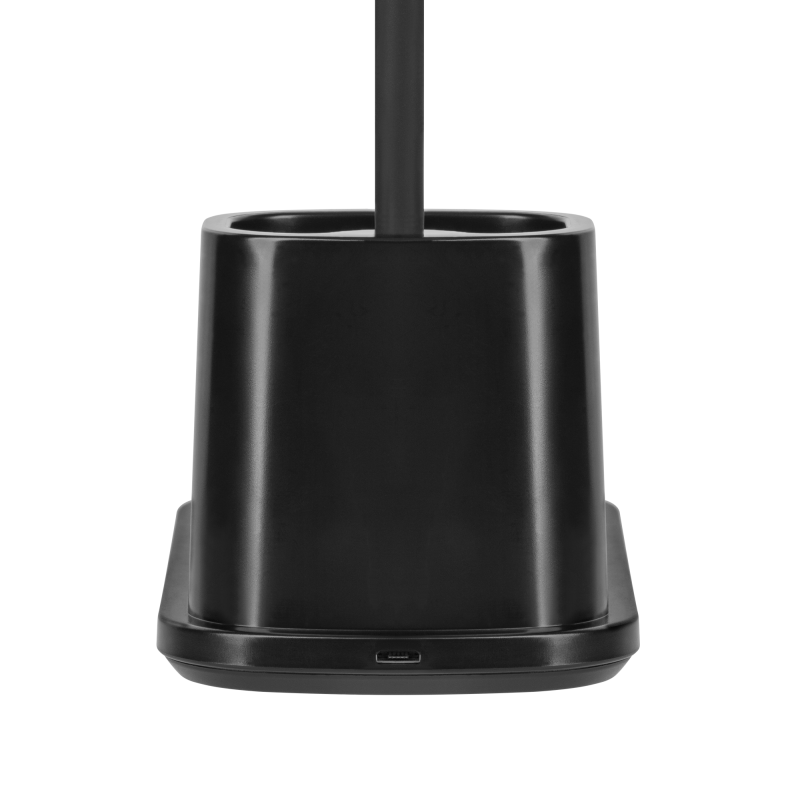 Lampka LED na biurko z ładowarką indukcyjną (czarna)